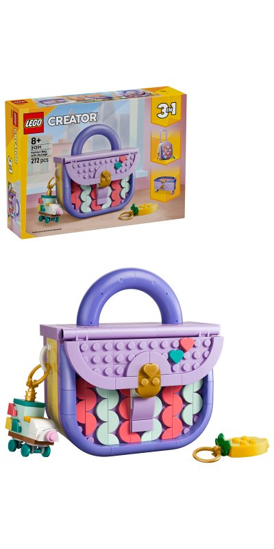 LEGO® Creator 3 in 1 Art Fashion Bag with Storage 31391 LEGO® Creator 3 in 1 Art Fashion Bag with Storage 31391