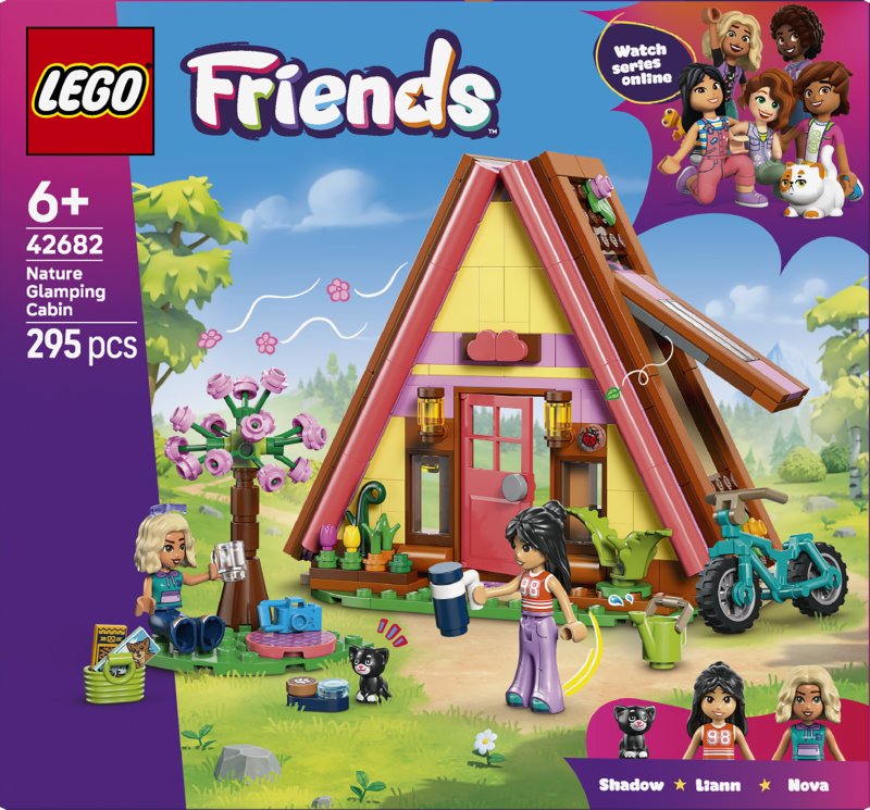 LEGO® Friends Nature Glamping Cabin Building Toy 42682 LEGO® Friends Nature Glamping Cabin Building Toy 42682