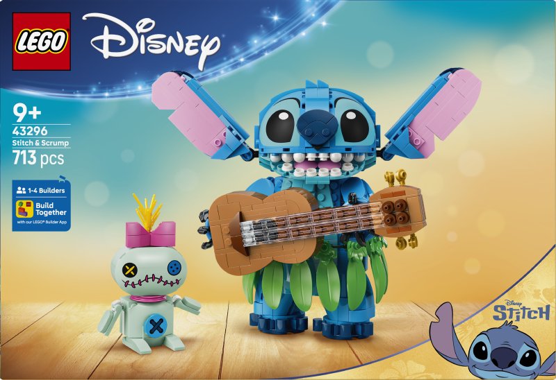 LEGO® Disney Stitch & Scrump Building Set 43296 LEGO® Disney Stitch & Scrump Building Set 43296