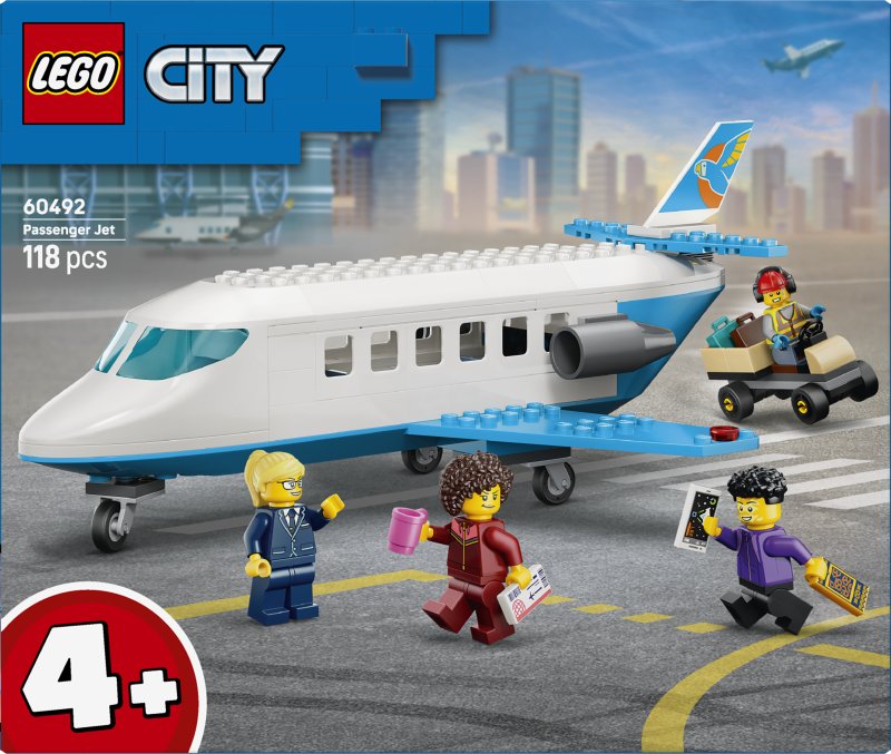 LEGO® City Passenger Jet - Airplane Toy Building Set 60492 LEGO® City Passenger Jet - Airplane Toy Building Set 60492