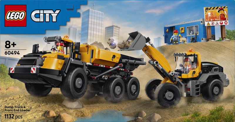 LEGO® City Dump Truck & Front End Loader - Construction Toy 60494 LEGO® City Dump Truck & Front End Loader - Construction Toy 60494