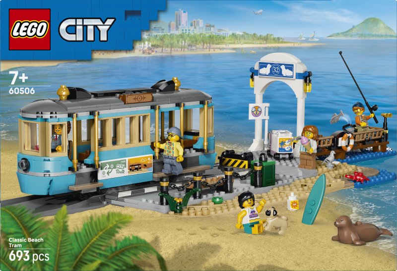 LEGO® City Classic Beach Tram - Train Toys 60506 LEGO® City Classic Beach Tram - Train Toys 60506