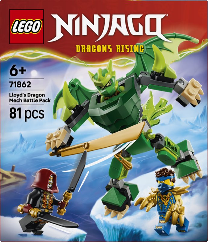 LEGO® NINJAGO® Lloyd’s Dragon Mech Battle Pack Toy 71862 LEGO® NINJAGO® Lloyd’s Dragon Mech Battle Pack Toy 71862
