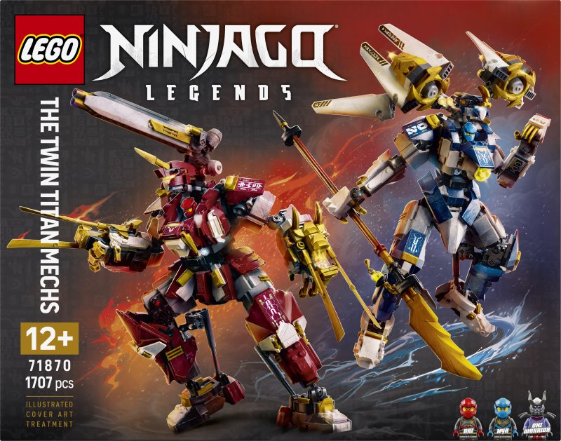 LEGO® NINJAGO® The Twin Titan Mechs Action Figures 71870 LEGO® NINJAGO® The Twin Titan Mechs Action Figures 71870