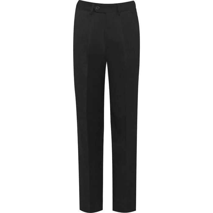 1K5 Boys Putney Pleated Trousers Black 1