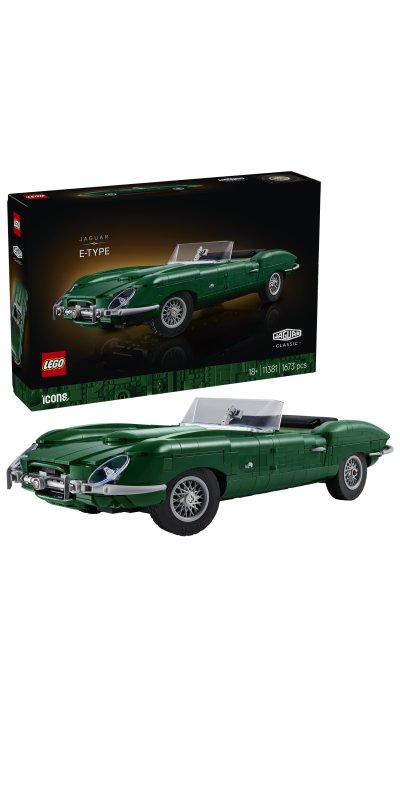 LEGO Icons Jaguar E-Type - Classic Sports Car Model 11381 LEGO Icons Jaguar E-Type - Classic Sports Car Model 11381