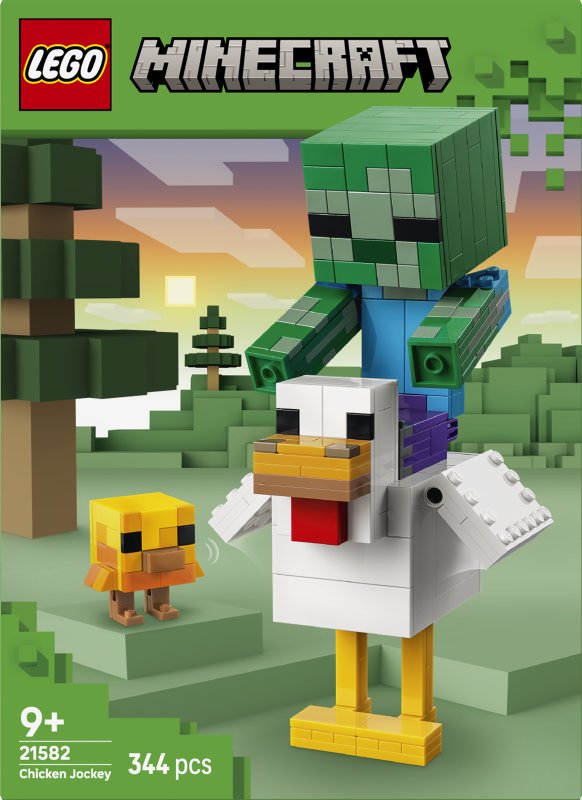 LEGO Minecraft Chicken Jockey Building Toy Decor 21582 LEGO Minecraft Chicken Jockey Building Toy Decor 21582