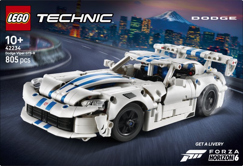 LEGO Technic Dodge Viper GTS-R Sports Car 42234 LEGO Technic Dodge Viper GTS-R Sports Car 42234
