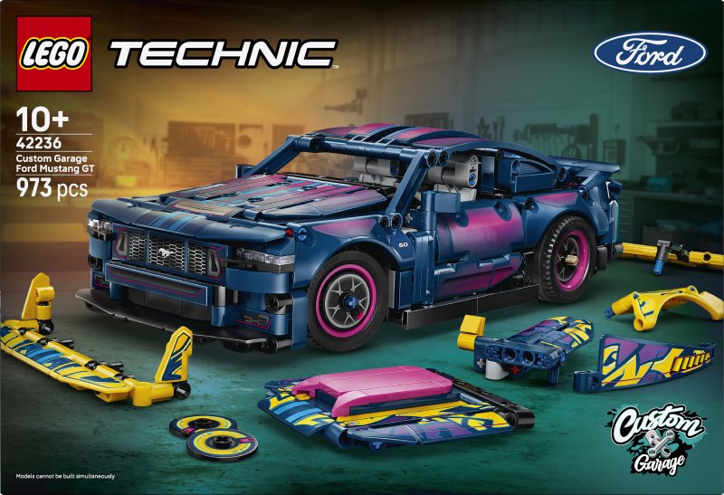 LEGO Technic Custom Garage Ford Mustang GT Car Toy 42236 LEGO Technic Custom Garage Ford Mustang GT Car Toy 42236