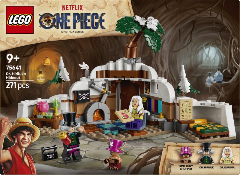 LEGO ONE PIECE Dr. Hiriluk's Hideout and Minifigures 75641 LEGO ONE PIECE Dr. Hiriluk's Hideout and Minifigures 75641