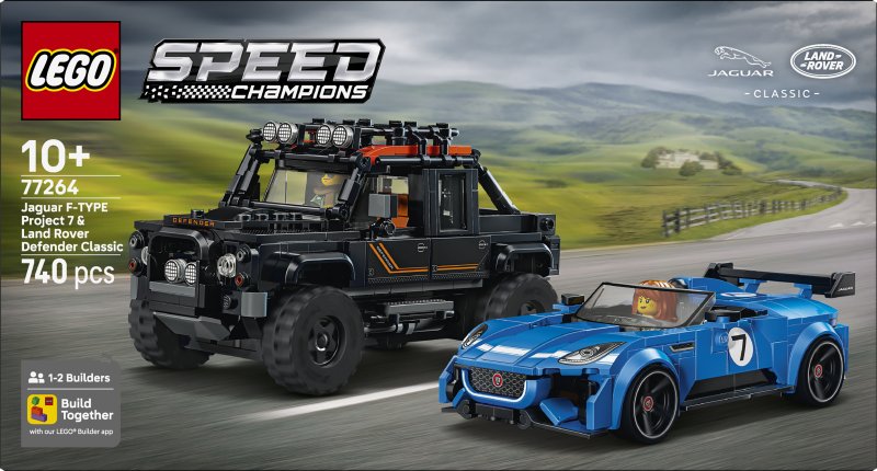 LEGO Speed Champions Jaguar Project 7 & Land Rover Defender 77264 LEGO Speed Champions Jaguar Project 7 & Land Rover Defender 77264