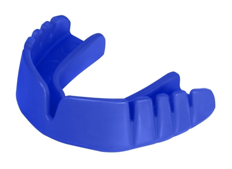 1002143009 OPRO Snap Fit Mouthguard Electric Blue Junior