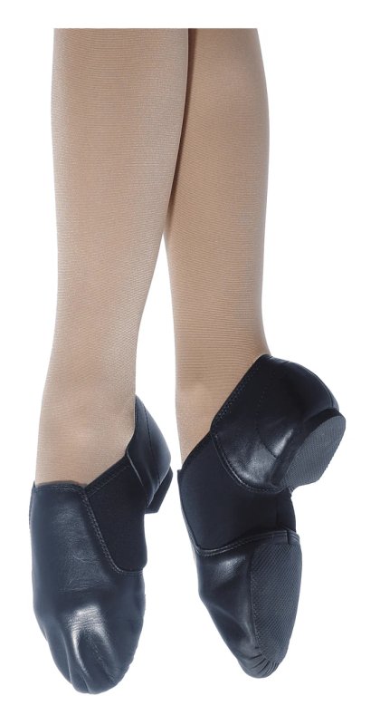 neoprene slip on jazz shoes black