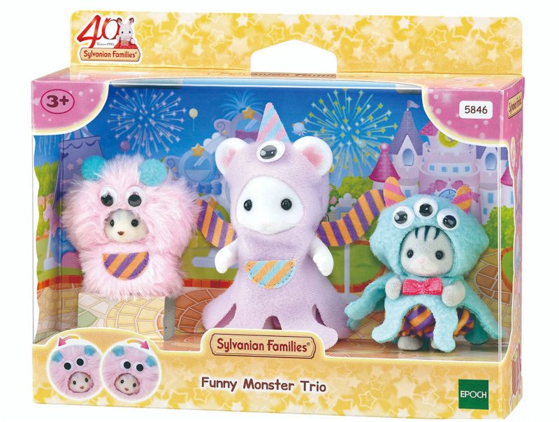sylvanian families grappig monster trio 5846