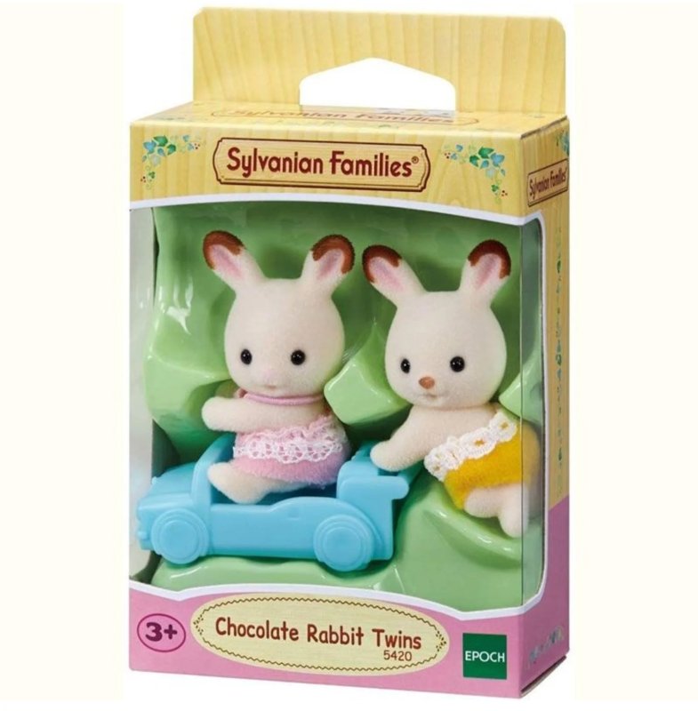 sylvanian families tweeling chocoladekonijn 5420