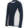 112313 Essentials LS Multisport Shirt NavyWhite