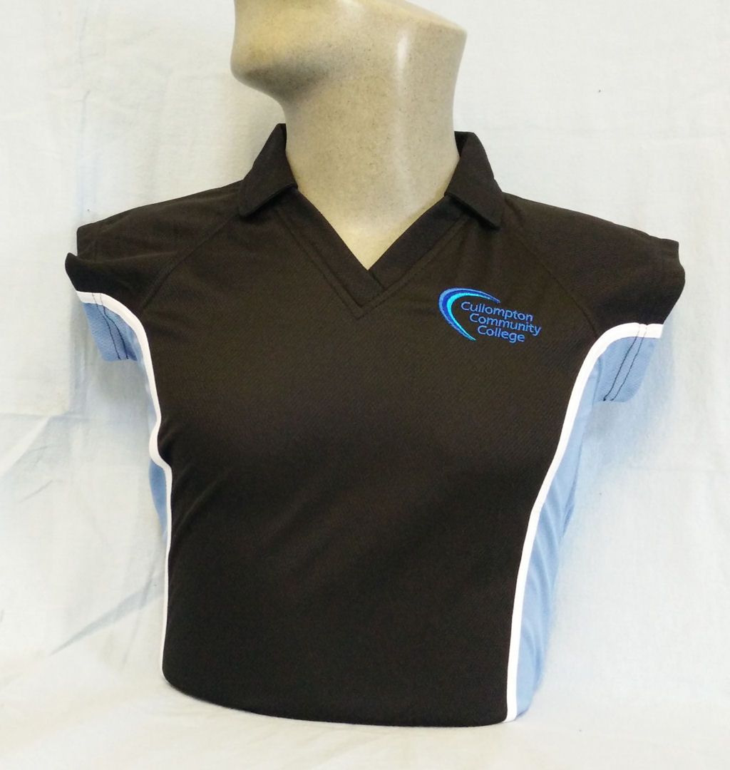 Cullompton Community College Girls Fit PE Polo Shirt