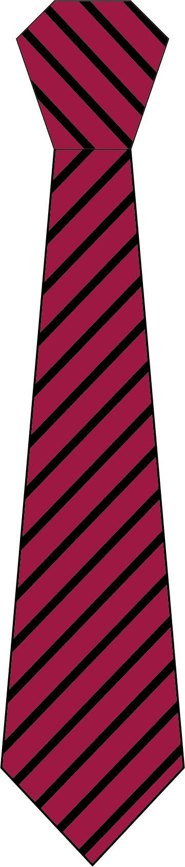 Tiverton Tie Maroon Single Stripe