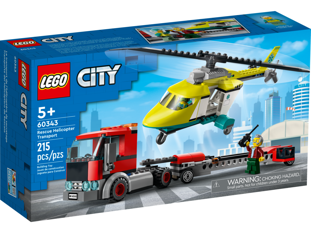 LEGO 60343 RESCUE HELICOPTER TRANSPORT