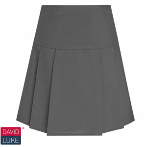 David Luke Junior Drop Waist Pleat School Skirt
