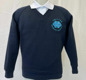 Colyton Primary Academy Embroidered V-Neck Sweatshirt